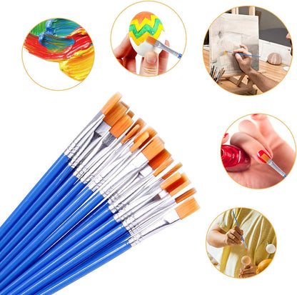 Flat Paint Brush Set – Versatile Brushes for Every Creative Project